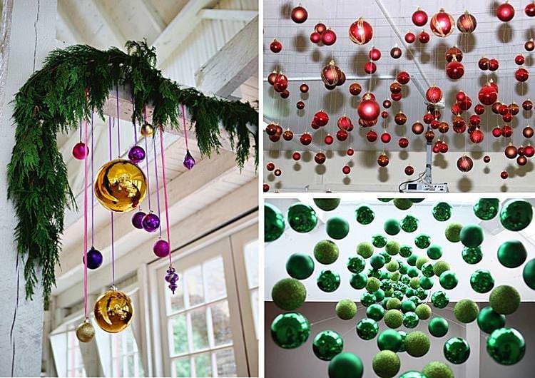 Навісні кульки - Як прикрасити кімнату на Новий рік