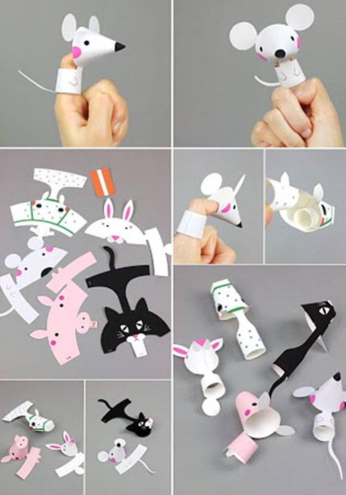 Іграшки на палець - Вироби для дітей 5-6 років