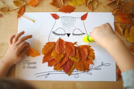 Вироби з осіннього листя для дітей своїми руками (50 фото)