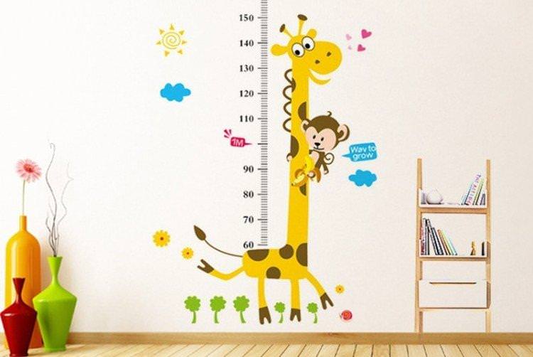 Лінійка-наклейка на стіну для виміру зростання - Що подарувати хлопчику на 5 років