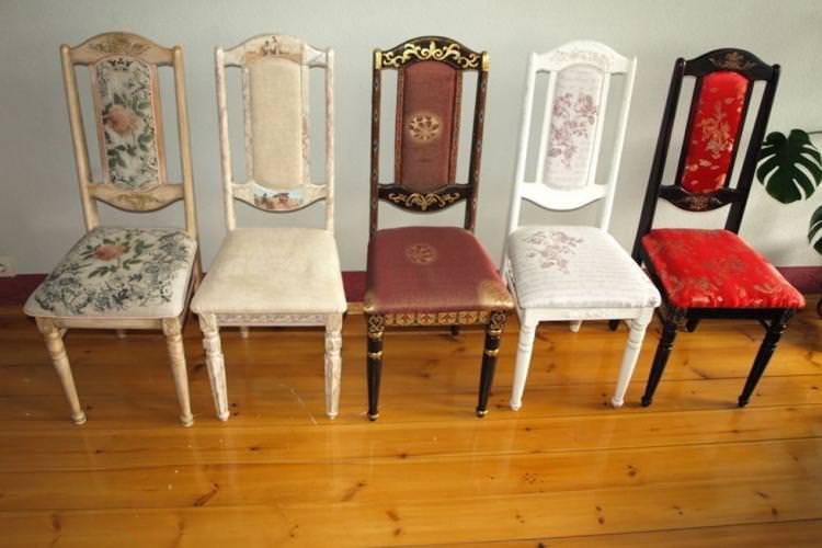 Старі стільці – декор, як оновити (фото )