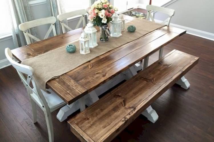 Stain - DIY old table decor