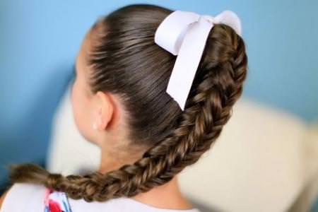 Легкі зачіски до школи самої собі за 5 хвилин: покрокові фото