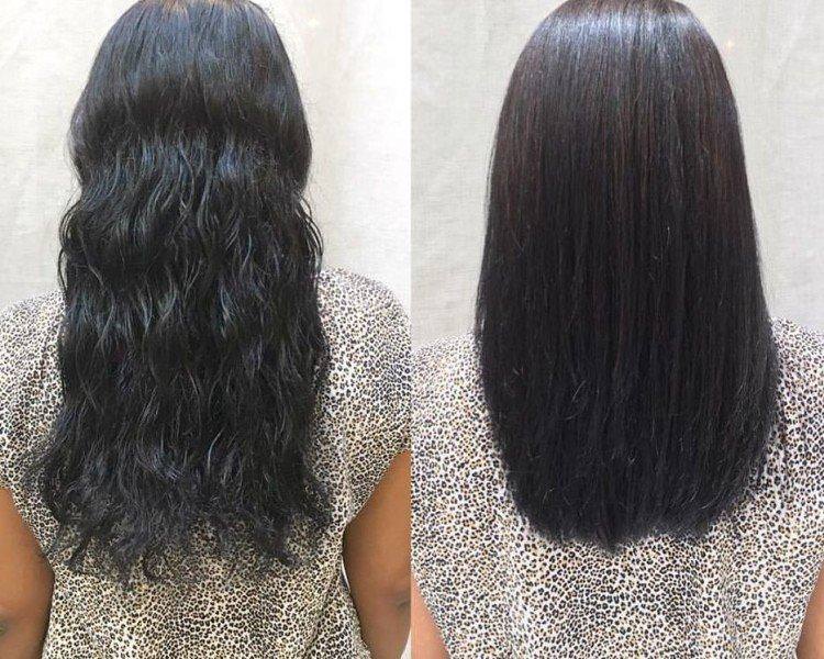 Ботокс для волосся - фото до і після