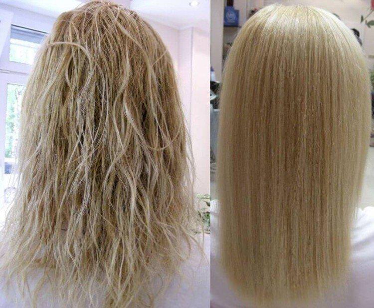 Ботокс для волосся - фото до і після