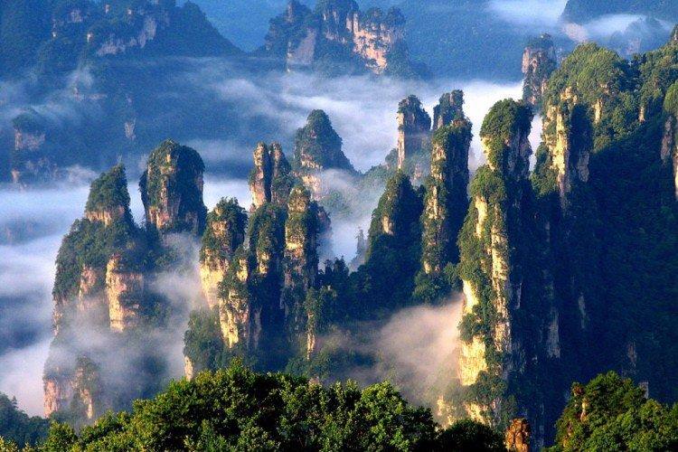 Гори Тяньцзі, Китай - Найкрасивіші місця у світі
