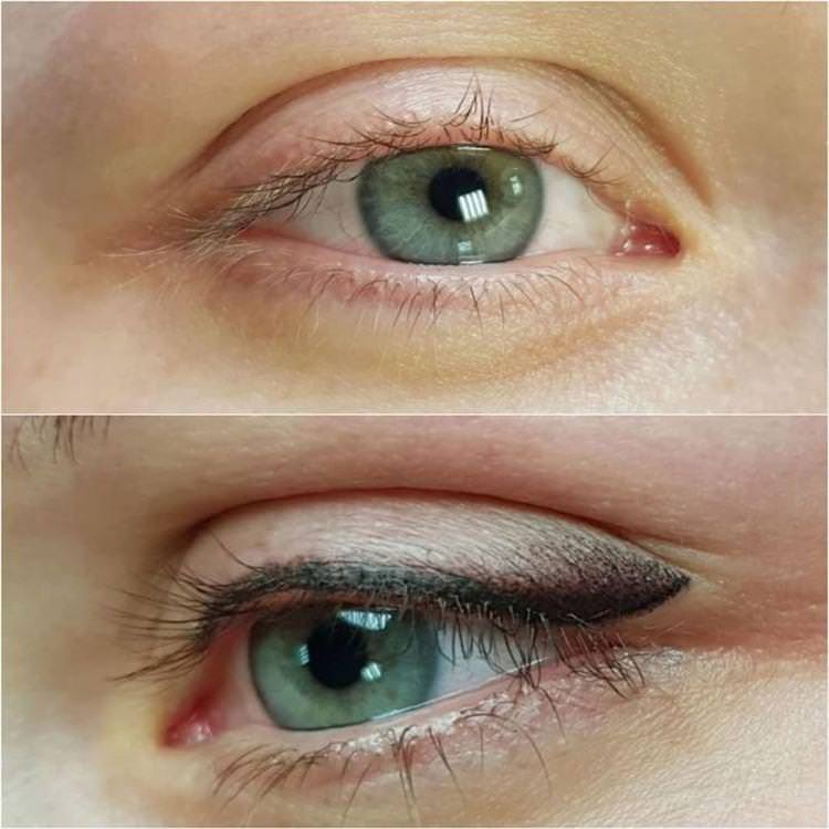 Татуаж очей - фото до та після