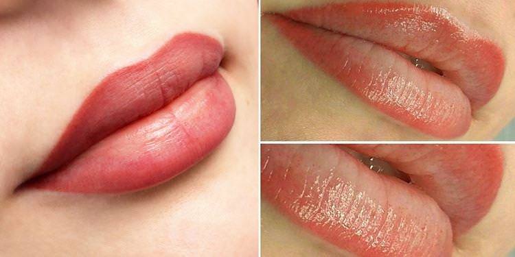Растушівка - Техніки перманентного макіяжу губ