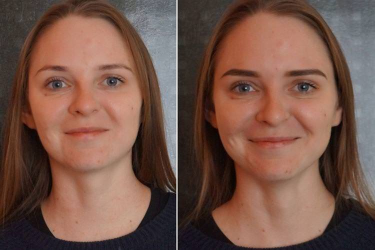 Перманентний макіяж брів - фото до і після