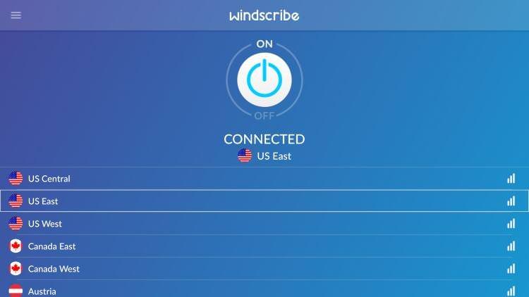 Windscribe - Безкоштовні VPN програми для комп'ютера