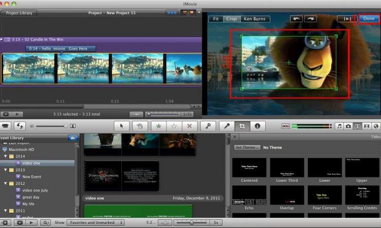 iMovie - Програми для монтажу відео