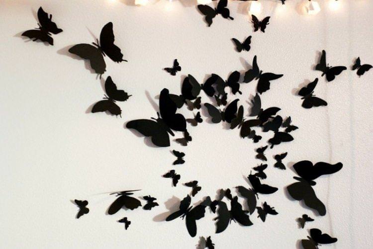 Метелики з паперу - Метелики на стіну своїми руками