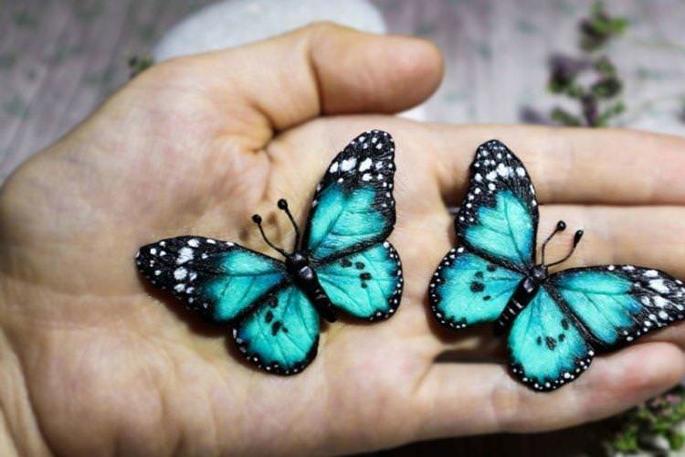 Метелики з полімерної глини - Метелики на стіну своїми руками