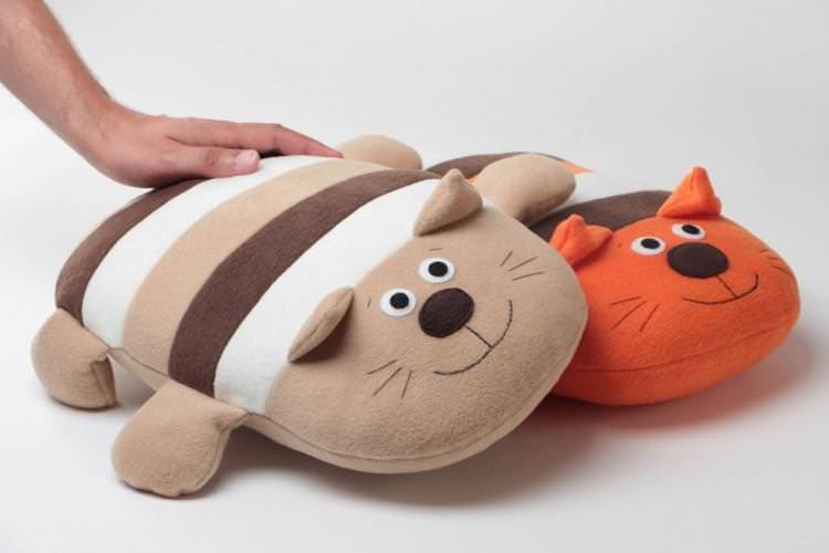 Подушки-іграшки - Викрійки та ідеї для декоративних подушок своїми руками