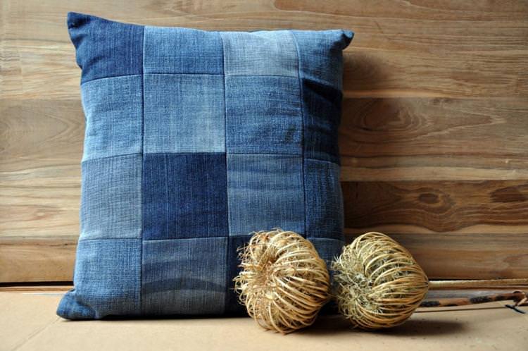Джинсові подушки - Викрійки та ідеї для декоративних подушок своїми руками
