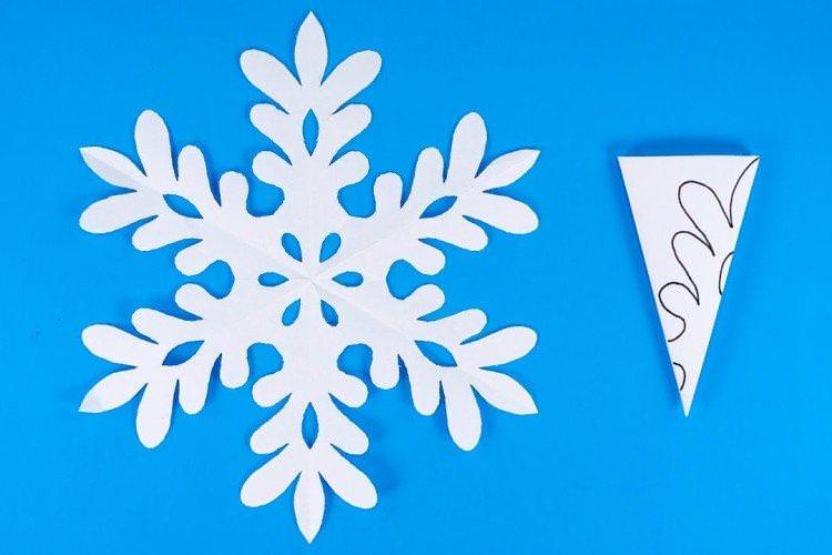 Сніжинки з паперу своїми руками - фото та ідеї